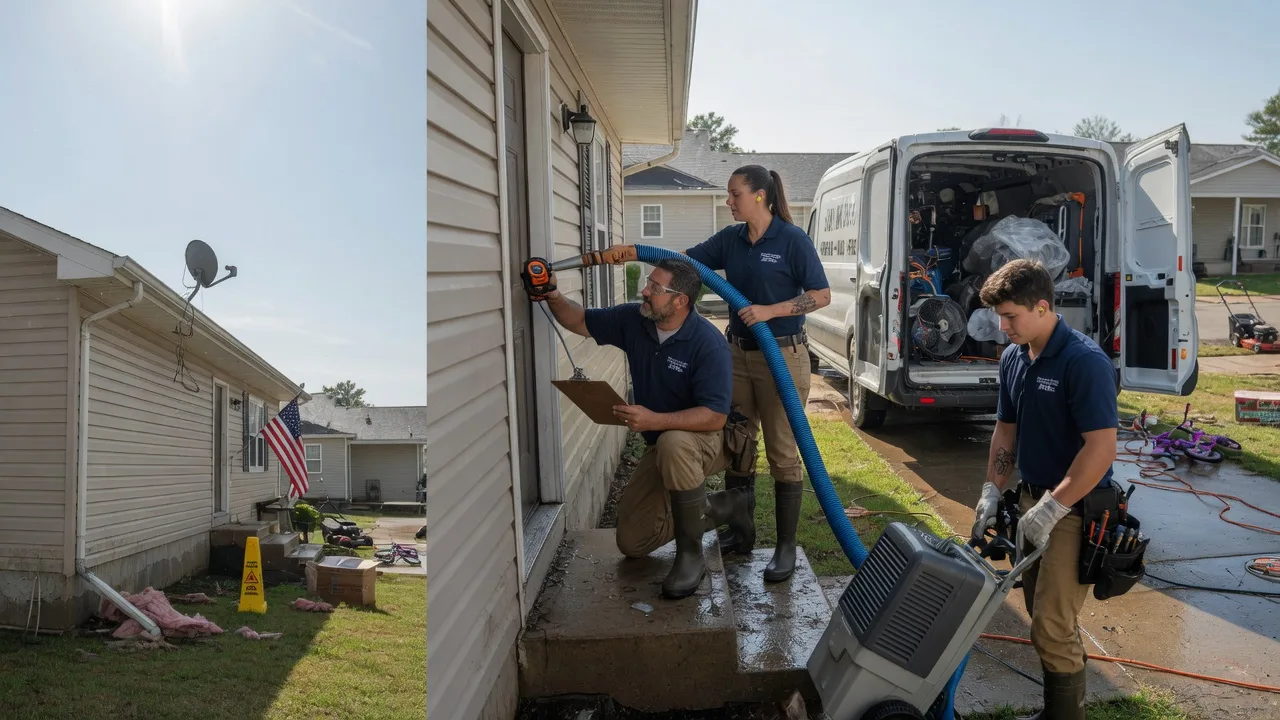 Ceiling Water Damage Restoration in New Riegel, OH near me
